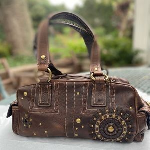 Vintage Leather Coach Mia Bag 10064